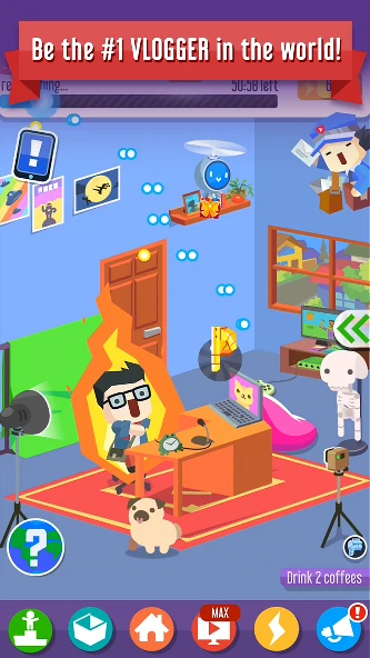 Vlogger Go Viral - Clicker screenshot 4