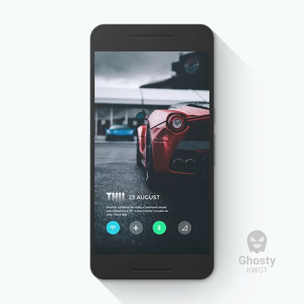 Ghosty KWGT APK screenshot 2