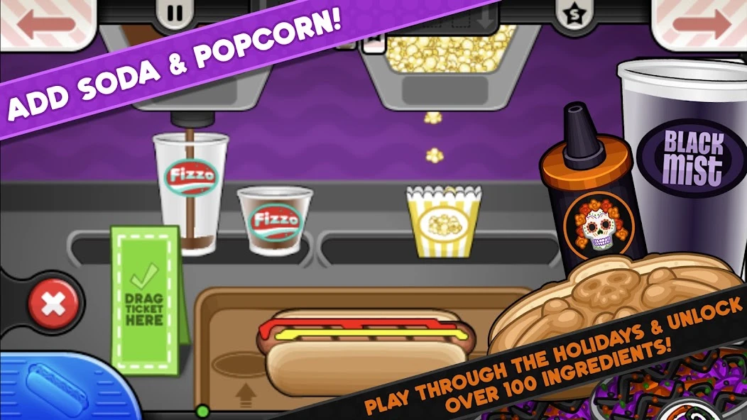 Papa’s Hot Doggeria To Go APK screenshot 4