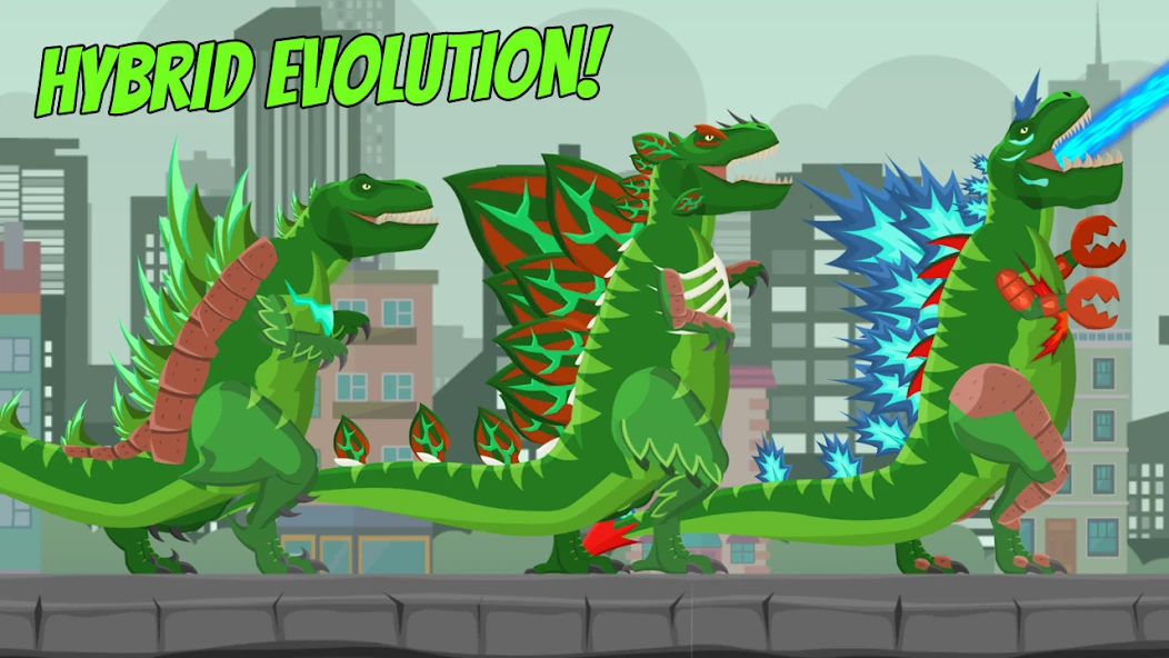 Hybrid Titan Rex: City Rampage screenshot 3