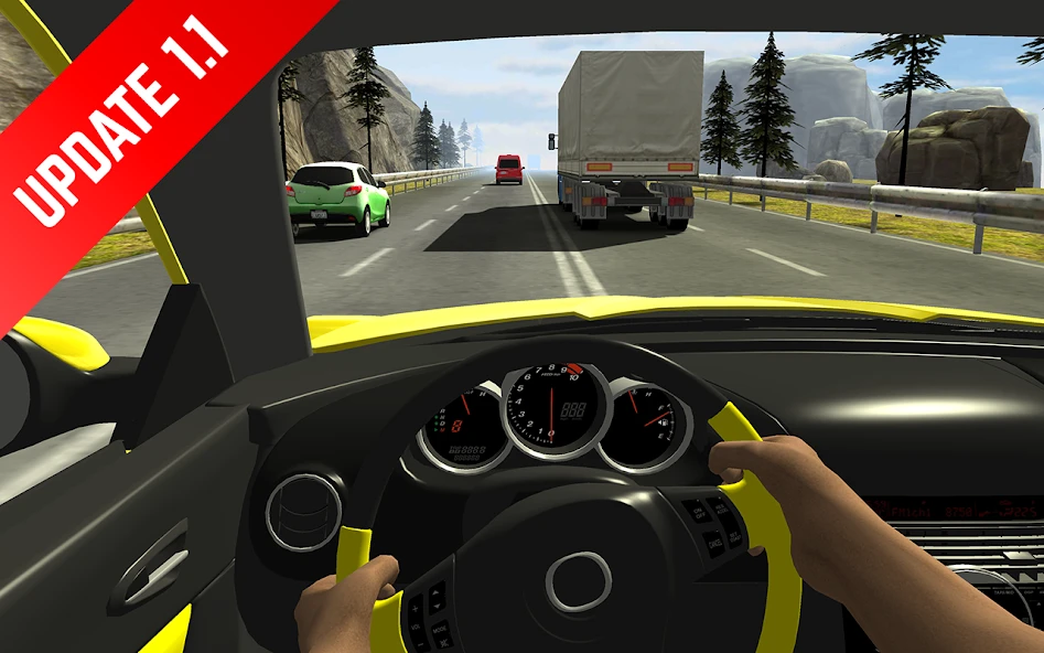 Racing in Car screenshot 2
