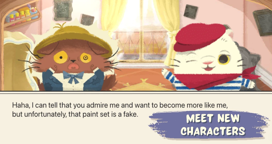 Cats Atelier - Days of van Meowogh: A Meow Match 3 screenshot 5