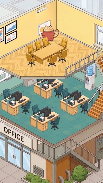 Office Cat: Idle Tycoon Game APK screenshot 4