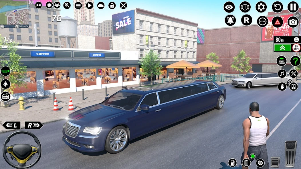 Limousine Taxi Driving Game screenshot 4