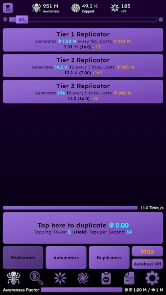 Idle Dyson Swarm: Nanite APK screenshot 5