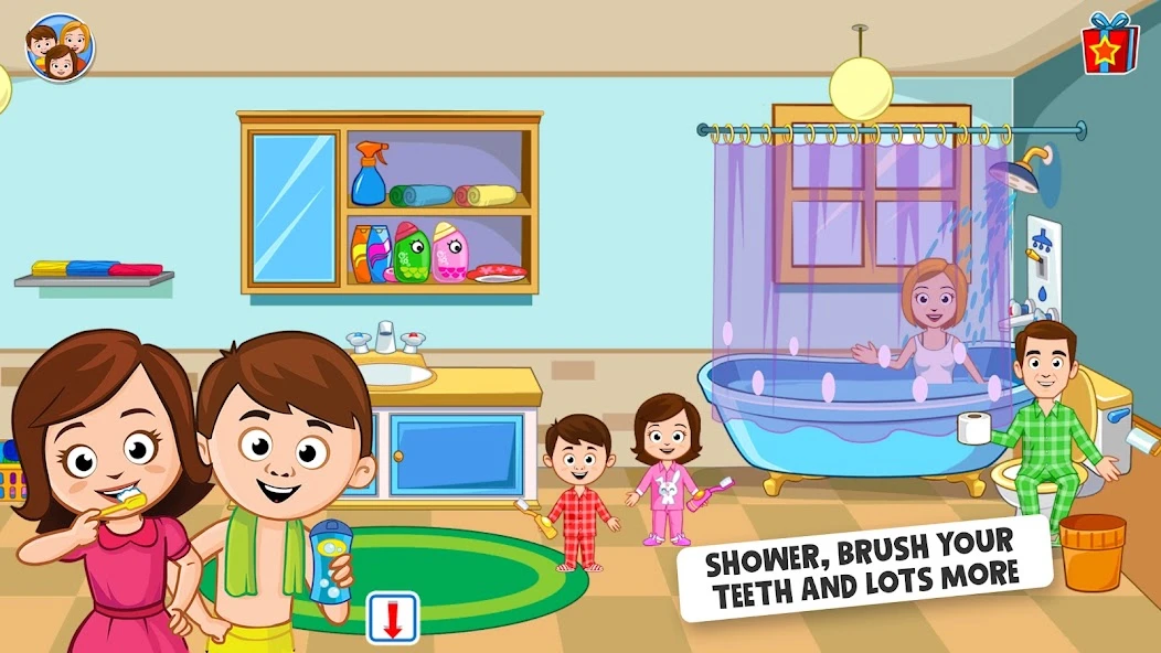 My Town: Home DollHouse - New Kids play house game screenshot 2