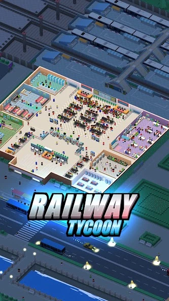 Idle Raiway Tycoon screenshot 1