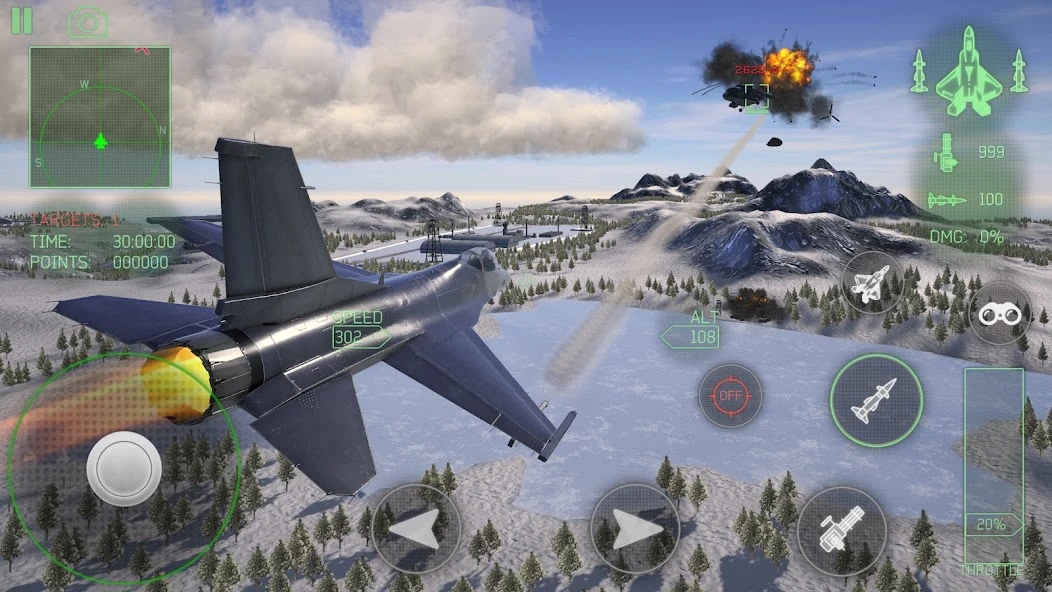 Fighter Jet Combat : Warzone APK screenshot 4