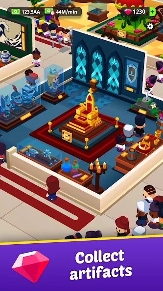 Idle Museum Tycoon: Empire of Art & History screenshot 3