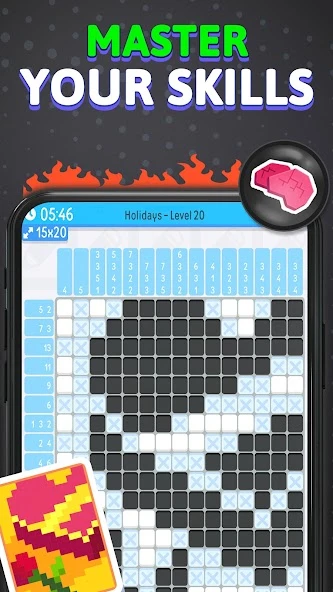 Nonogram - Logic Pic Puzzle - Picture Cross screenshot 5