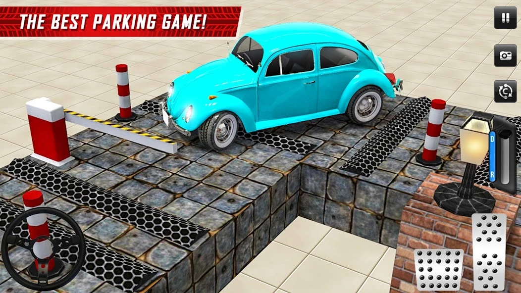 Classic Car Parking Real Driving Test screenshot 5