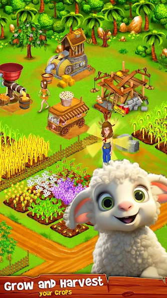 Paradise Hay Farm Island - Offline Game screenshot 1