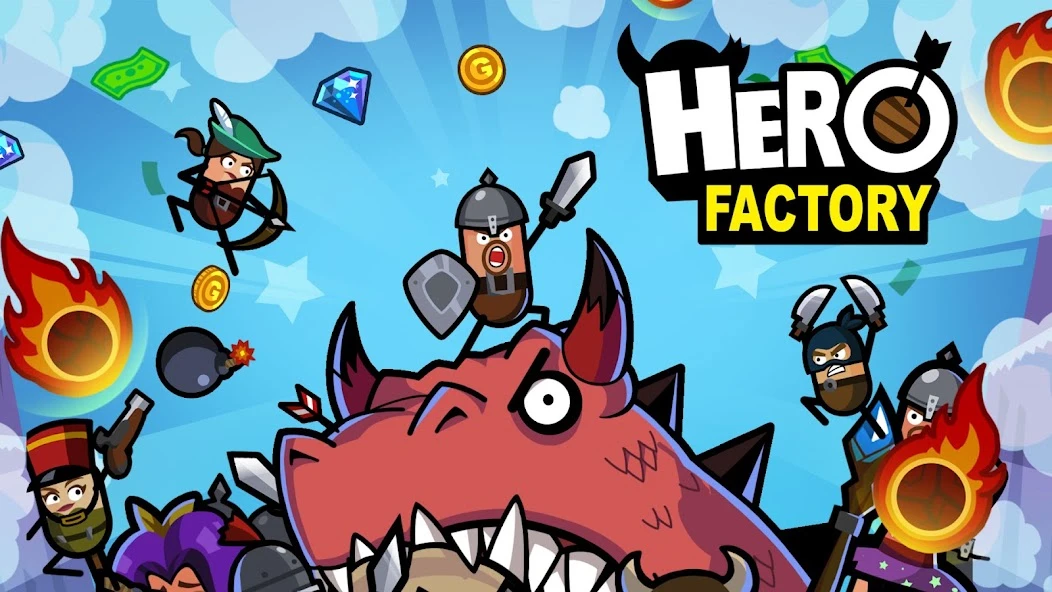 Hero Factory - Idle Factory Manager Tycoon screenshot 3