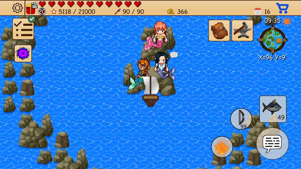 Survival RPG: Pirate Adventure APK screenshot 1