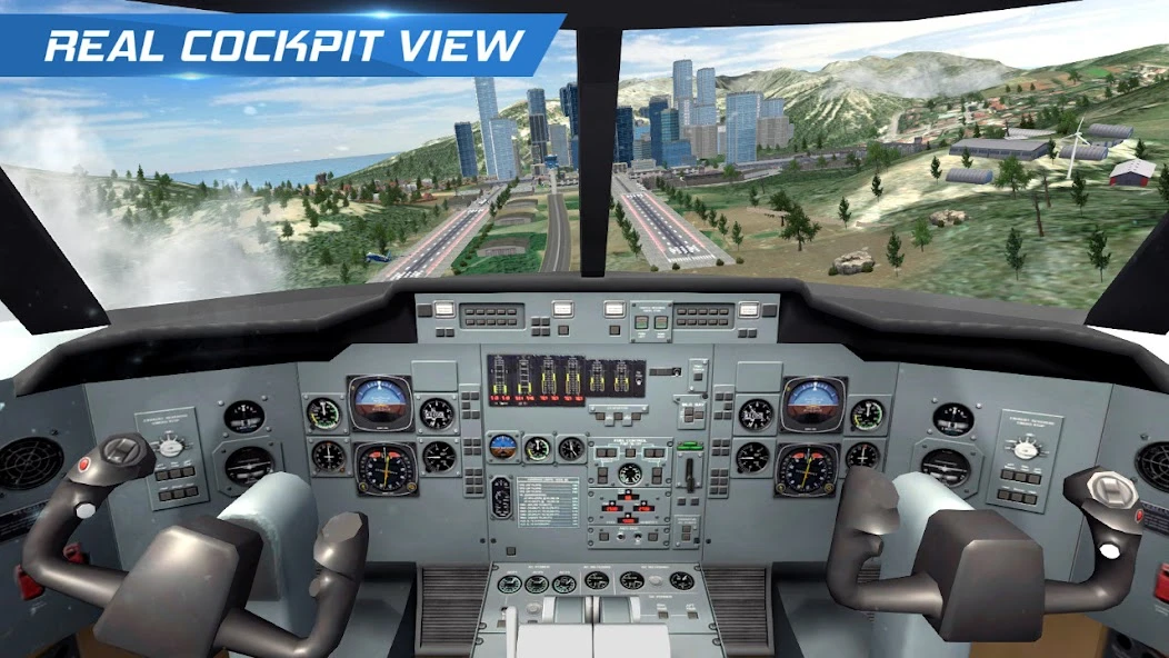 Airplane Flight Pilot Simulator screenshot 1