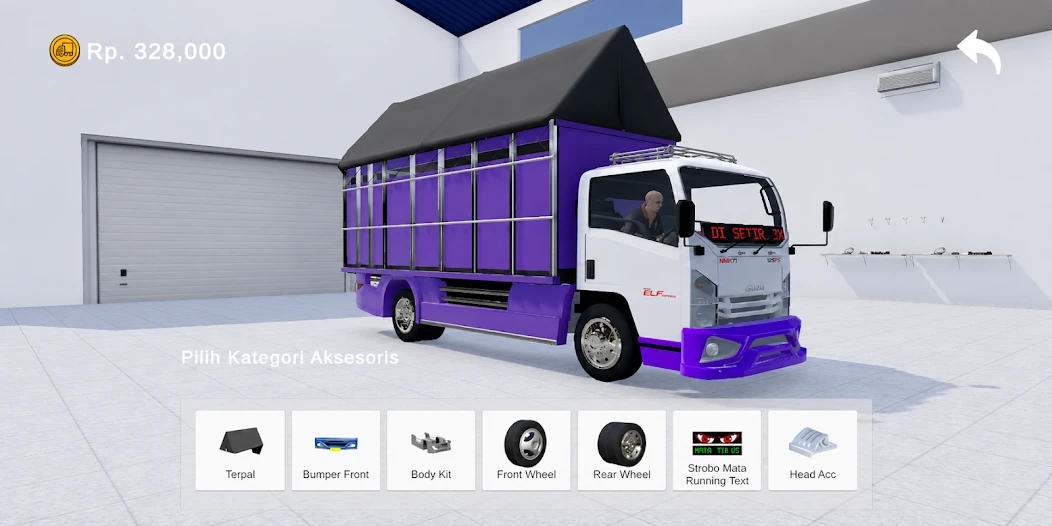 Download BR Truck Simulator Indonesia (MOD, Unlimited Money) 0.36a screenshot 5