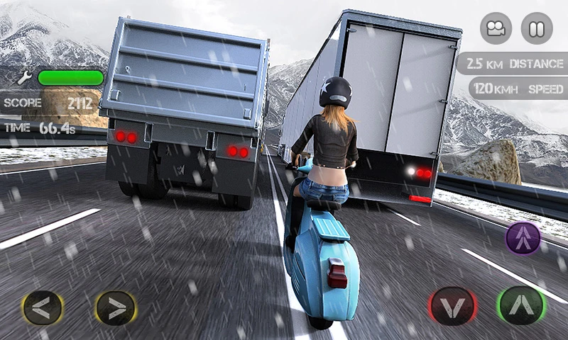Download Race the Traffic Moto (MOD, money/fuel) 1.0.15 screenshot 4