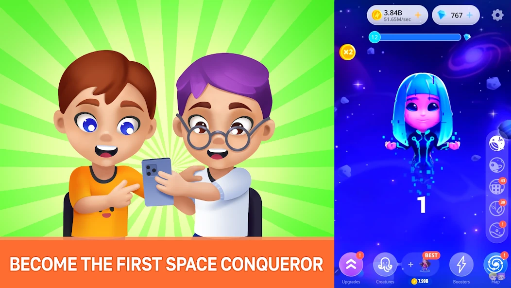 Human Evolution Clicker Game: Rise of Mankind screenshot 2