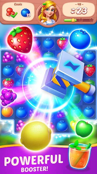 Fruit Genies - Match 3 Puzzle Games Offline screenshot 5