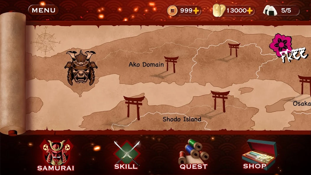 Samurai 3: RPG Action Combat - Warrior Crush screenshot 4