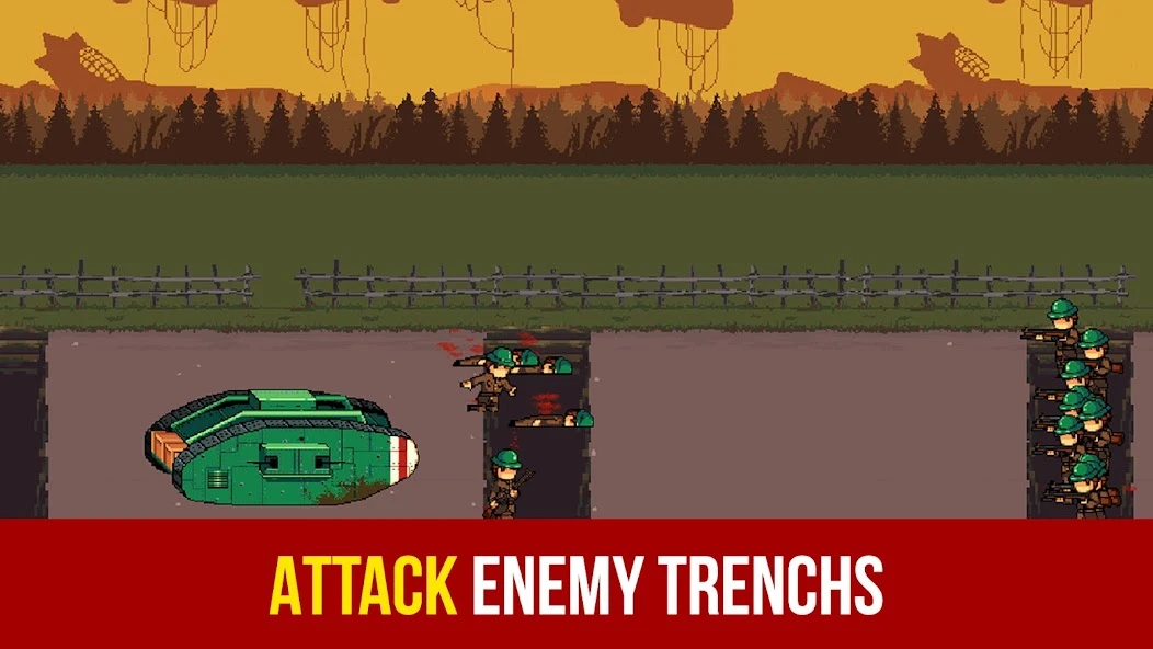 War Troops 1917: Trench Warfare WW1 Strategy Game screenshot 4
