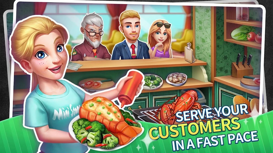 My Restaurant Empire - 3D Decorating Cooking Game screenshot 2