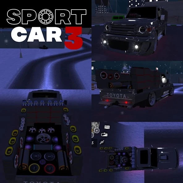 Sport car 3 : Taxi & Police - drive simulator screenshot 5