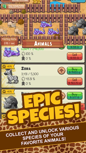 Idle Zoo Tycoon: Tap, Build & Upgrade a Custom Zoo screenshot 2