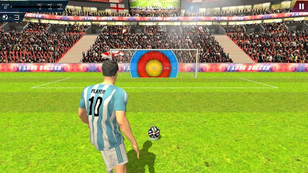 Football Championship-Free kick Soccer screenshot 1