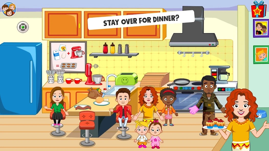 My Town : Best Friends' House games for kids screenshot 2