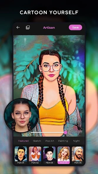 Artisan: Cartoon Photo Editor & Art Photo Filters APK screenshot 5