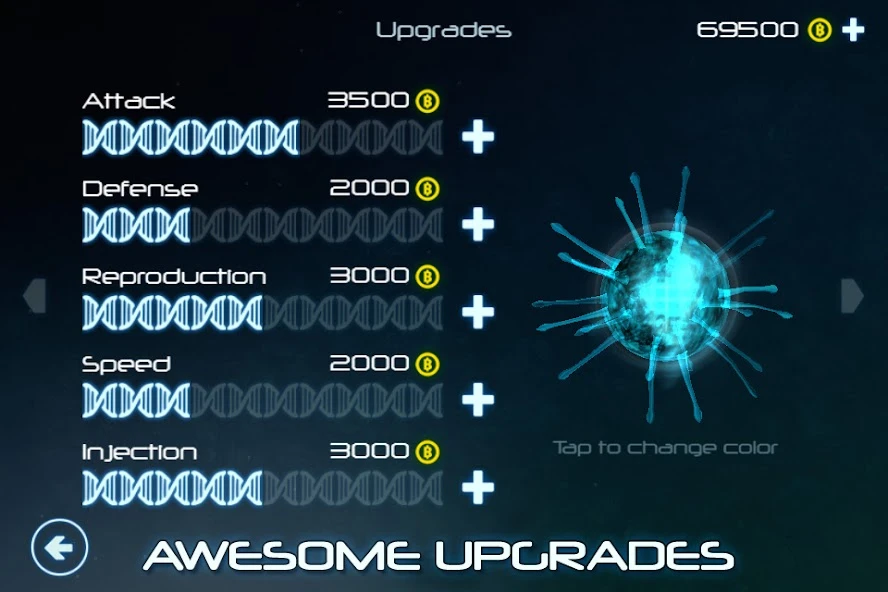 Download Biotix: Phage Genesis (MOD, unlimited coins) 2.6 screenshot 5