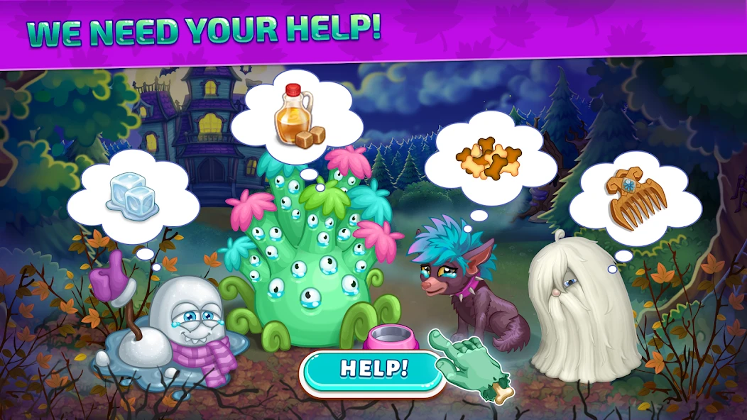 Idle Monster: Happy Mansion in Click Away Village screenshot 5