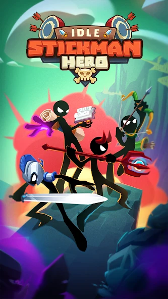 Idle Stickman Heroes: Monster Age screenshot 4
