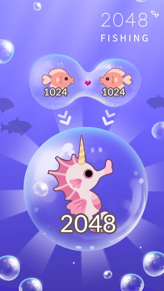 2048 Fishing screenshot 2