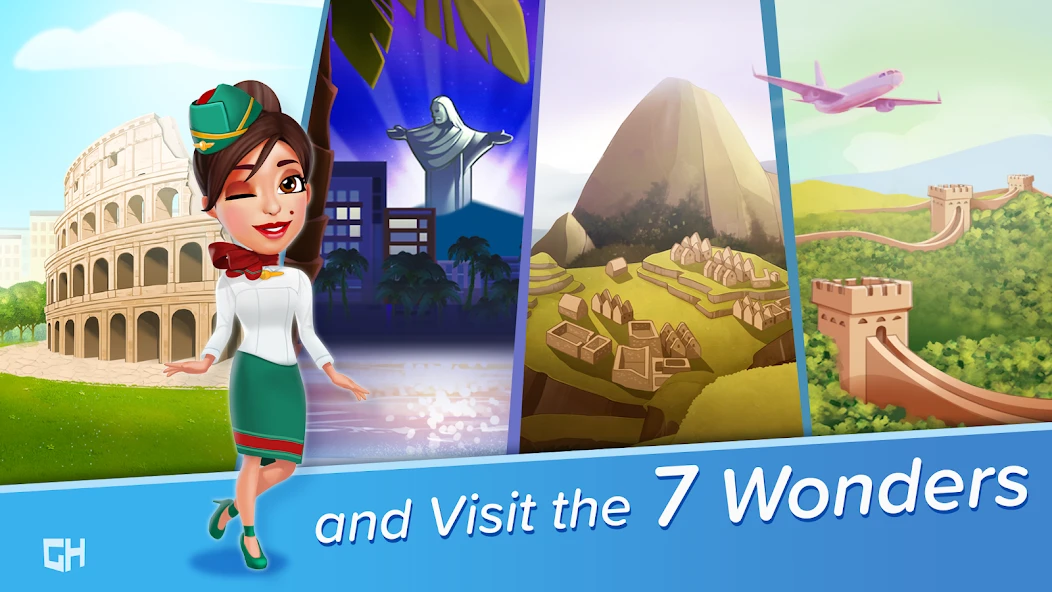 Amber's Airline — 7 Wonders screenshot 2