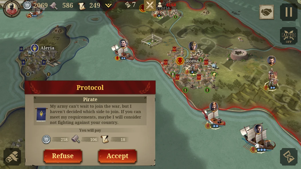 Great Conqueror: Rome- Offline screenshot 2