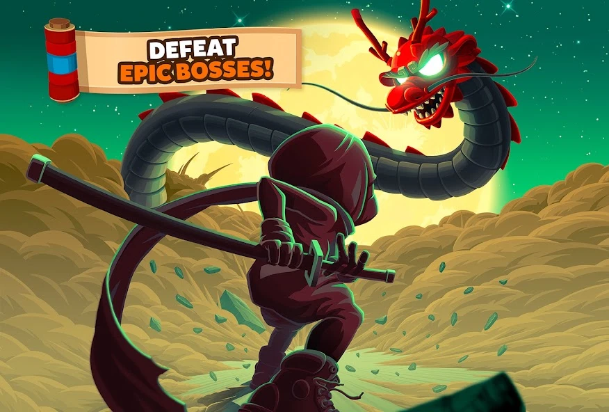 Ninja Dash - Ronin Jump RPG screenshot 2