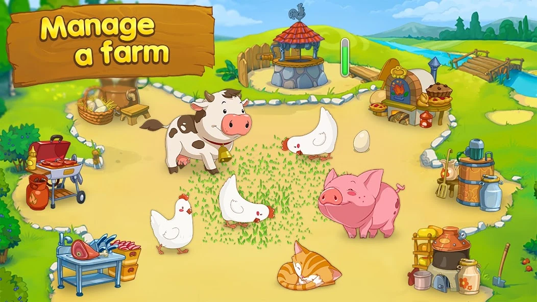 Jolly Days Farm: Time Management Game screenshot 1