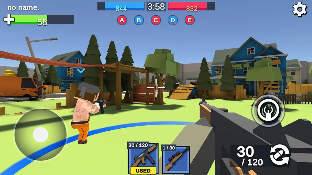 Battle Gun 3D - Pixel Block Fight Online PVP FPS screenshot 5