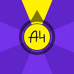 A4 Wheel of fortune icon