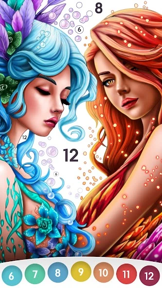 Color By Number For Adults screenshot 3