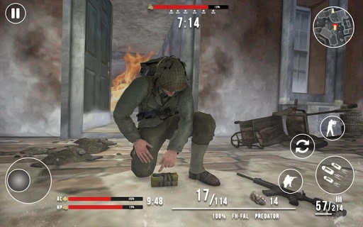 World War 2 Winter Heroes - Free Shooting Games screenshot 3