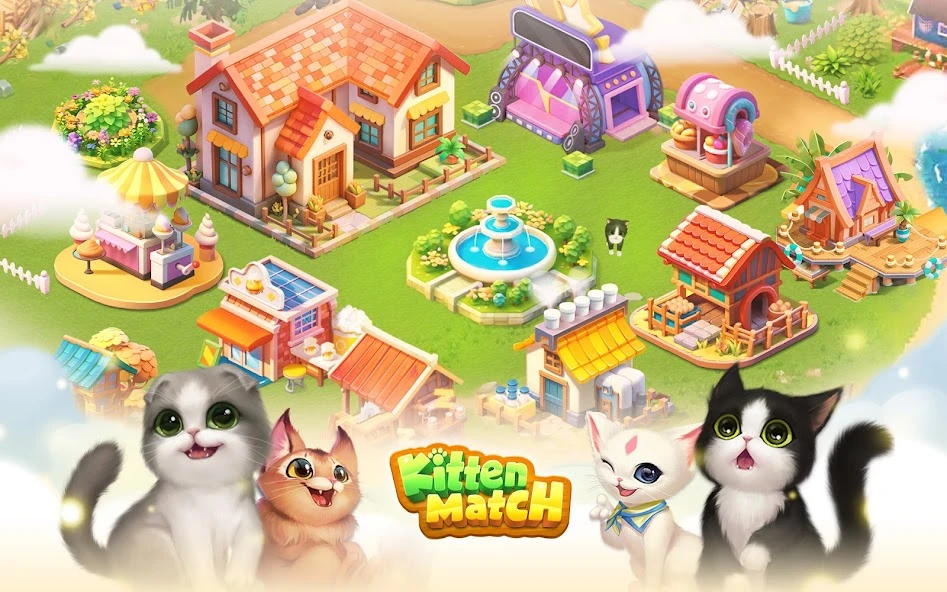 Kitten Match-Mansion & Pet Makeover screenshot 6