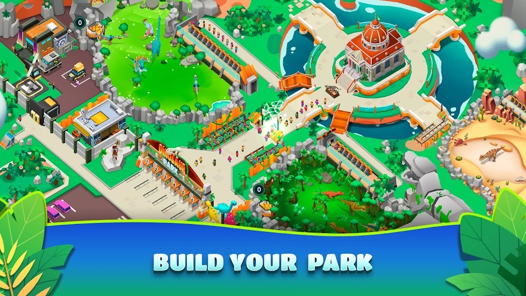 Dinosaur Park - Jurassic Tycoon screenshot 1