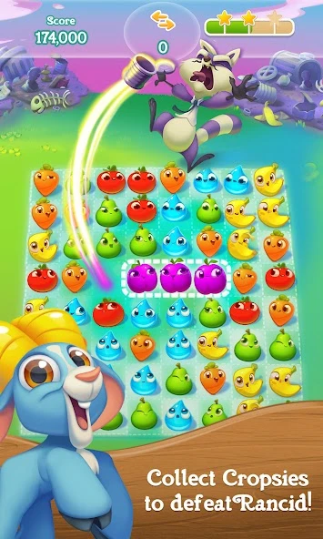 Download Farm Heroes Super Saga (MOD, lives/boosters) 0.45.14 screenshot 3