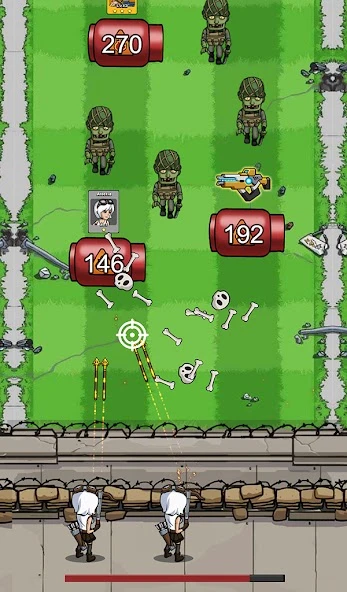 Zombie War: Idle Defense Game screenshot 2