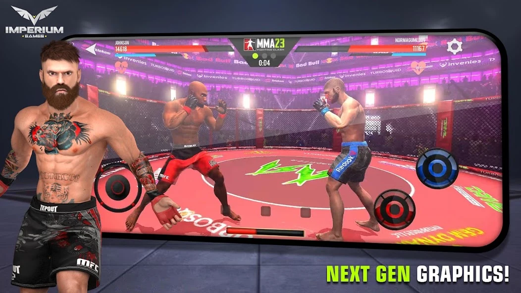 MMA Fighting Clash 23 APK screenshot 4