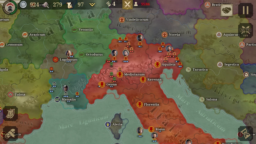 Great Conqueror: Rome- Offline screenshot 1