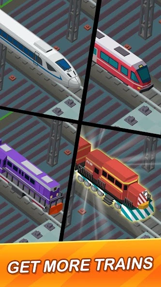 Idle Train Empire – Idle Games APK screenshot 5